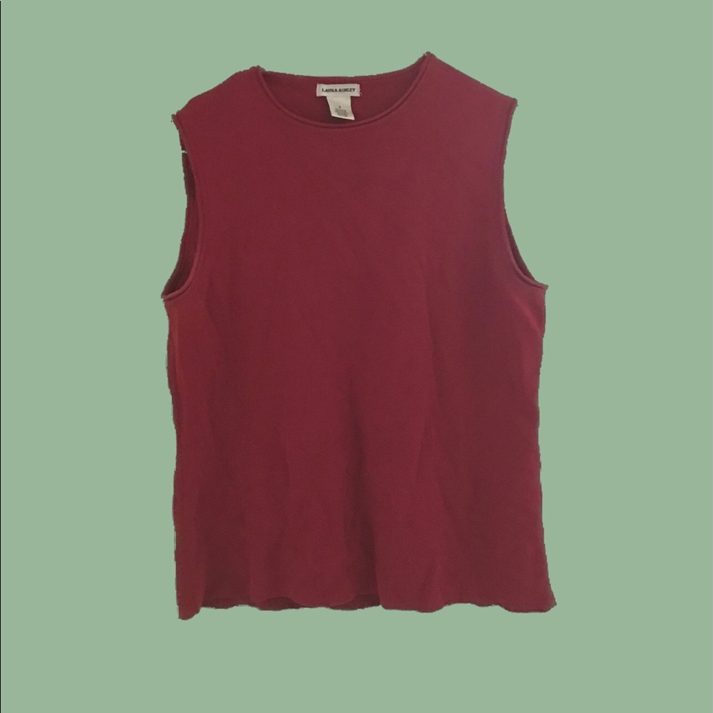 Laura Ashley Red Tank Top